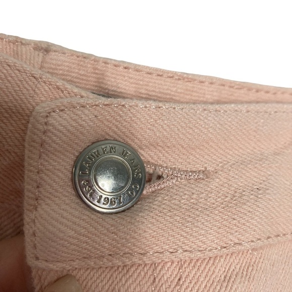 Ralph Lauren Jeans Co Pale Peach High Waisted Jeans - Picture 7 of 13